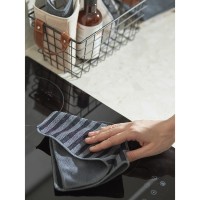 Набор салфеток двухсторонних для сильных загрязнений cozy clean, 30х30 см, темно-серые, 2 шт.