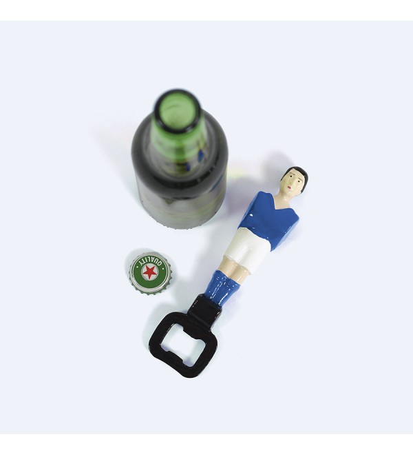 Открывалка для бутылок foosball, голубая