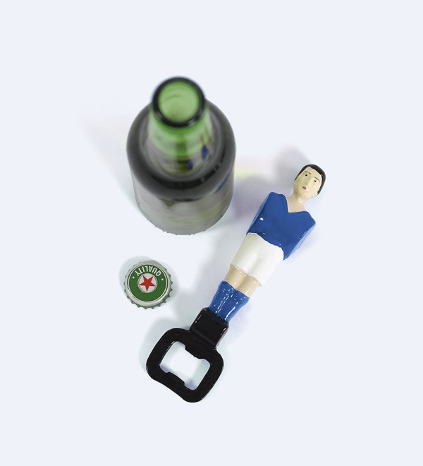 Открывалка для бутылок foosball, голубая