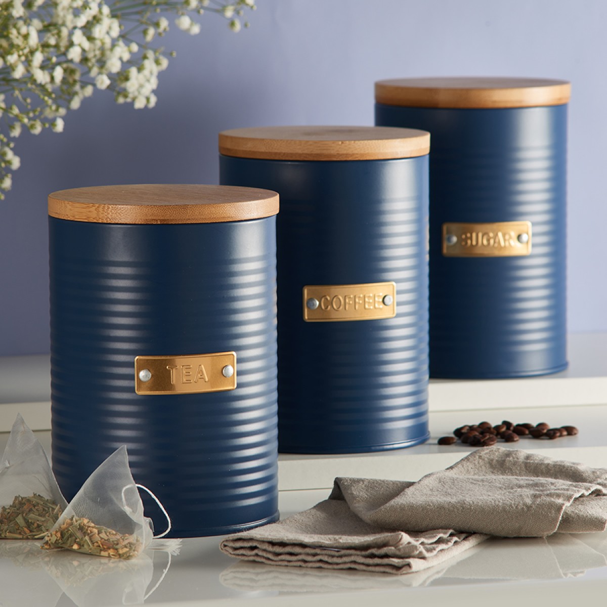 Сахарница otto, 1,4 л, синяя