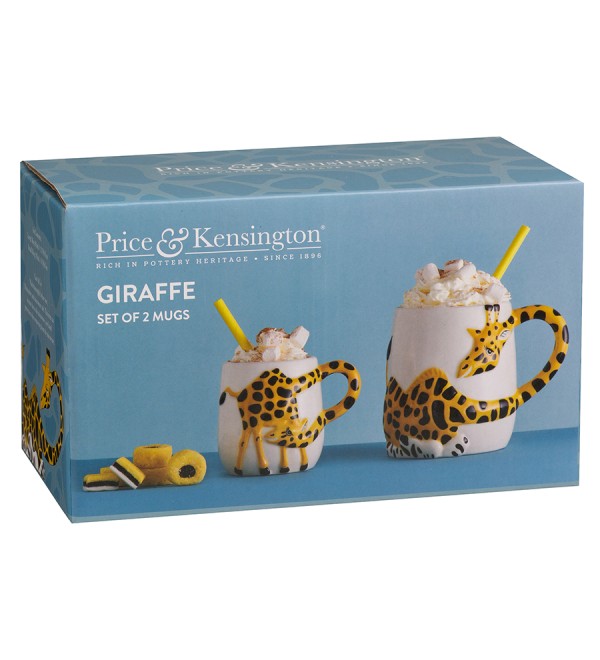Набор из 2 кружек giraffe, 405 мл и 195 мл