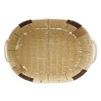 Корзина плетеная овальная bodhran chocolate из коллекции ethnic, размер l