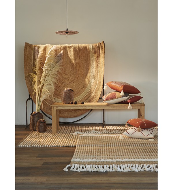Ковер из джута и шерсти mumbai из коллекции ethnic, 70x160см