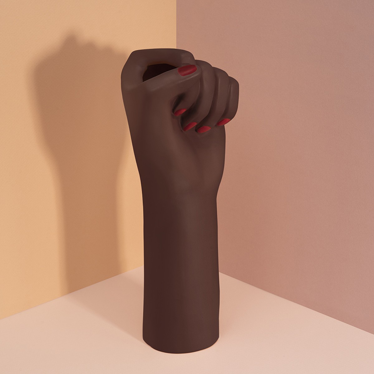 Ваза для цветов girl power, black, 27,1 см