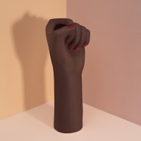 Ваза для цветов girl power, black, 27,1 см