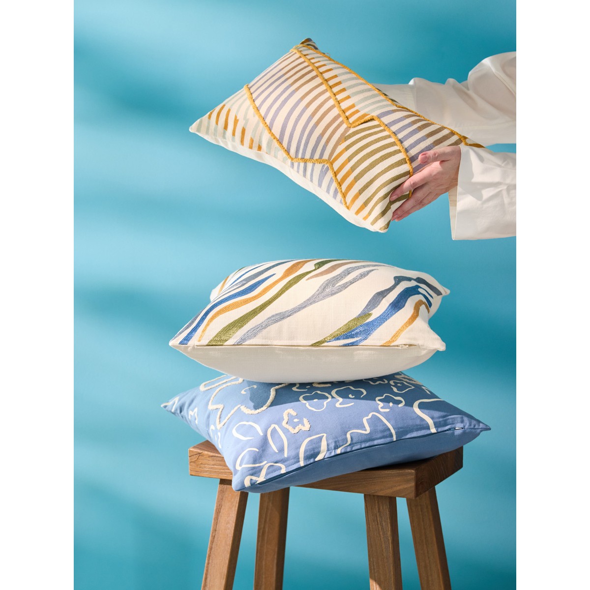 Чехол на подушку Дюны из коллекции ethnic, 30х45 см