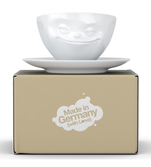 Чайная пара grinning, 200 мл, белая