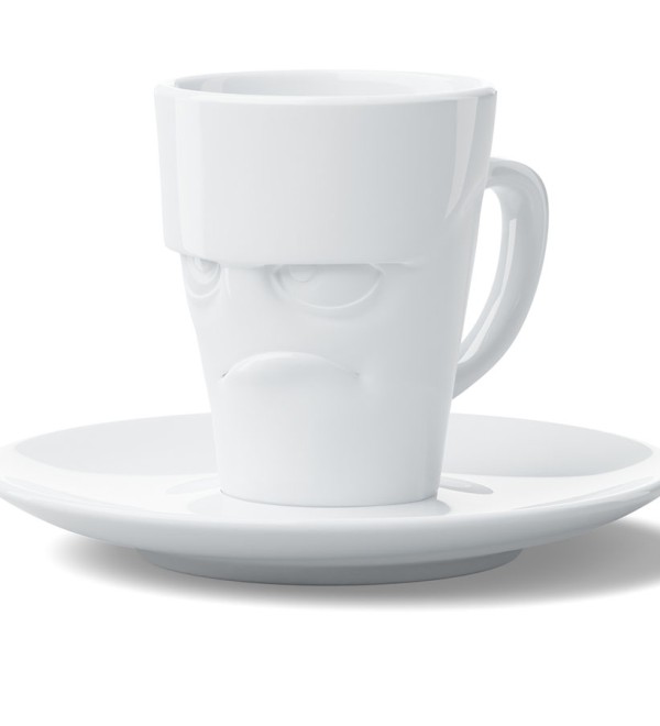 Кофейная пара grumpy, 80 мл, белая