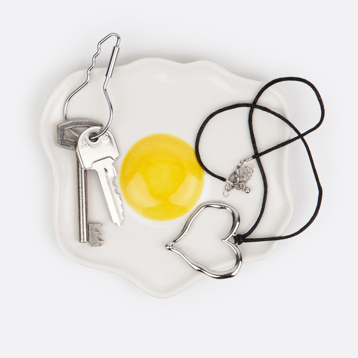 Поднос декоративный fast food, egg, 14,5x14 см