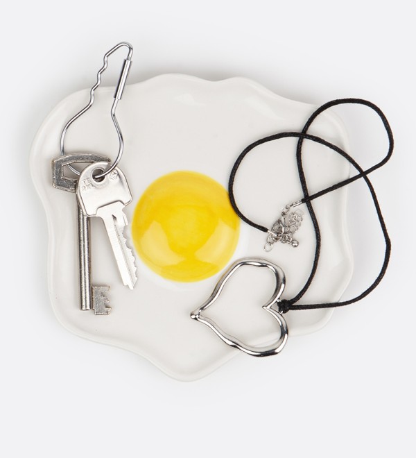 Поднос декоративный fast food, egg, 14,5x14 см