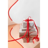 Набор из двух тарелок бежевого цвета с авторским принтом из коллекции freak fruit, 21 см