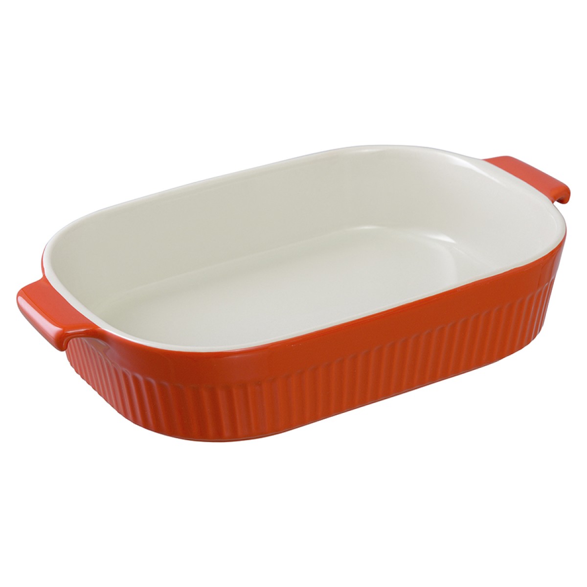 Блюдо для запекания soft ripples, 29,2х18,2 см, красное