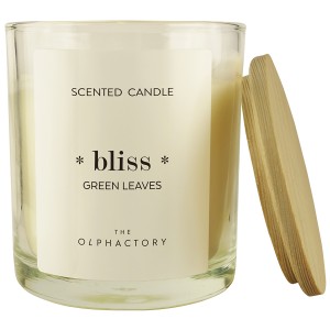 Свеча ароматическая the olphactory, bliss, green rhubarb, 40 ч