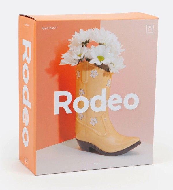 Ваза для цветов rodeo, 22,5 см, желтая