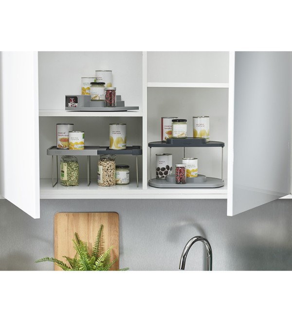 Полка раздвижная cupboardstore, серая