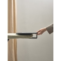 Доска гладильная напольная smart iron, 123х46 см, молочная
