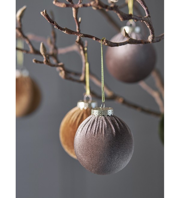 Набор ёлочных украшений velvet christmas из коллекции new year essential, 6 шт.