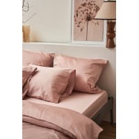 Набор наволочек из премиального сатина цвета пыльной розы из коллекции essential, 70х70 см