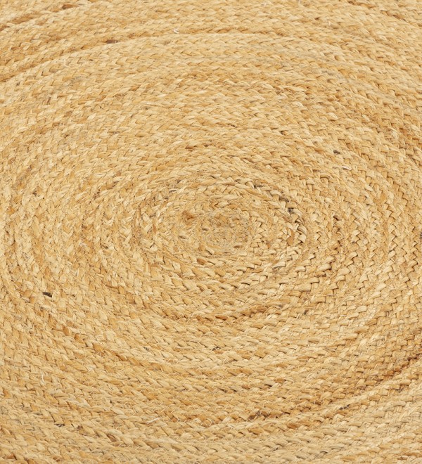 Ковер из джута круглый базовый из коллекции ethnic, 90см