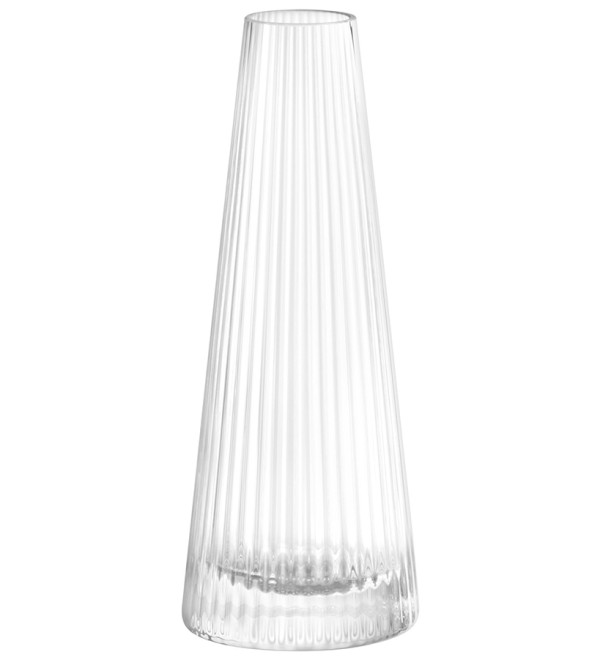 Ваза beacon, 22 см, прозрачная