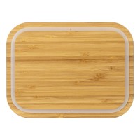 Набор контейнеров для запекания и хранения eco store с крышками из бамбука, 3 шт.