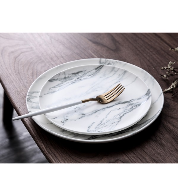 Набор тарелок marble, D26 см, 2 шт.