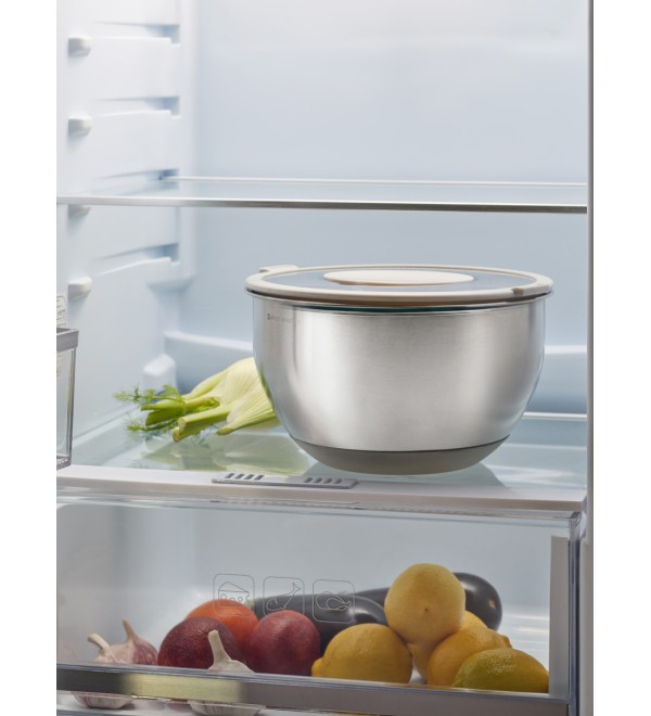 Миска стальная balance с крышкой и терками, 5 л