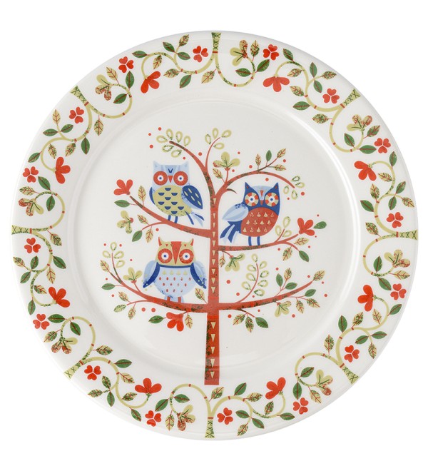 Тарелка owl из коллекции birds of paradise, D21 см
