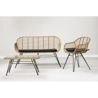 Кушетка vetle bent, 125х68х81 см, ротанг