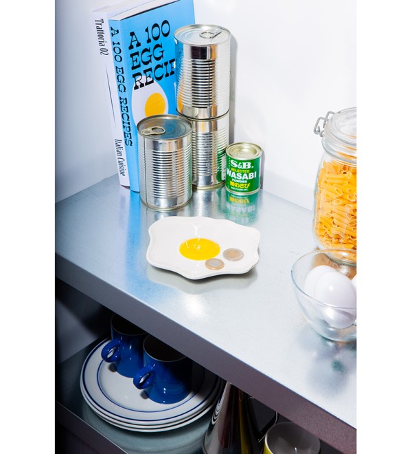 Поднос декоративный fast food, egg, 14,5x14 см