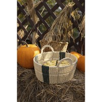 Корзина плетеная овальная bodhran nature из коллекции ethnic, размер m