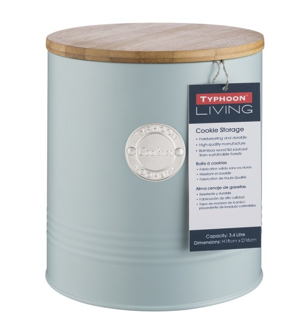 Емкость для печенья living голубая 3,4 л