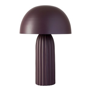 Лампа настольная texture sleek, D24х37 см, вишневая