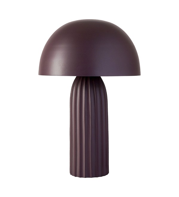 Лампа настольная texture sleek, D24х37 см, вишневая