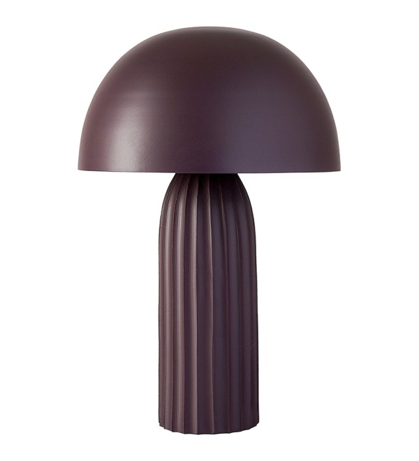 Лампа настольная texture sleek, D24х37 см, вишневая