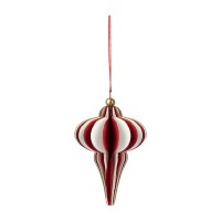 Набор новогодних украшений из бумаги Винтажное Рождество из коллекции new year essential, 4шт.