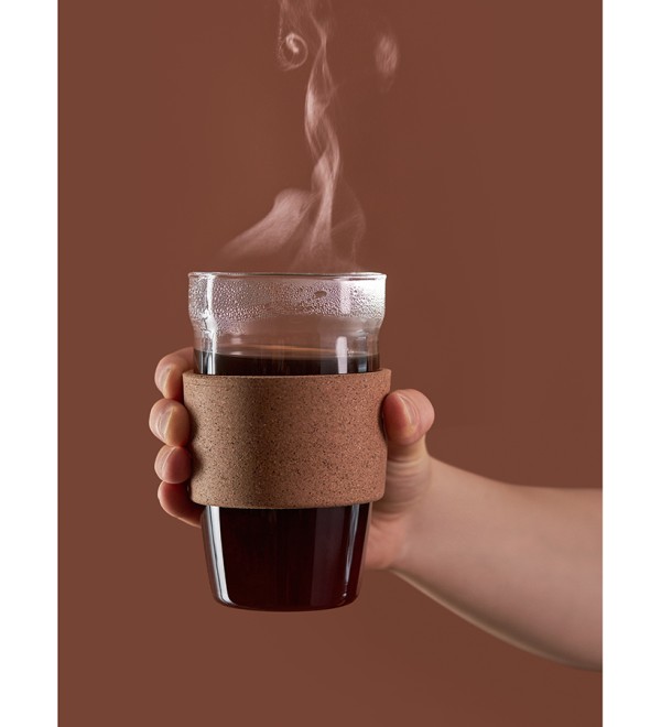 Кружка cozy cup, 450 мл, светло-серая