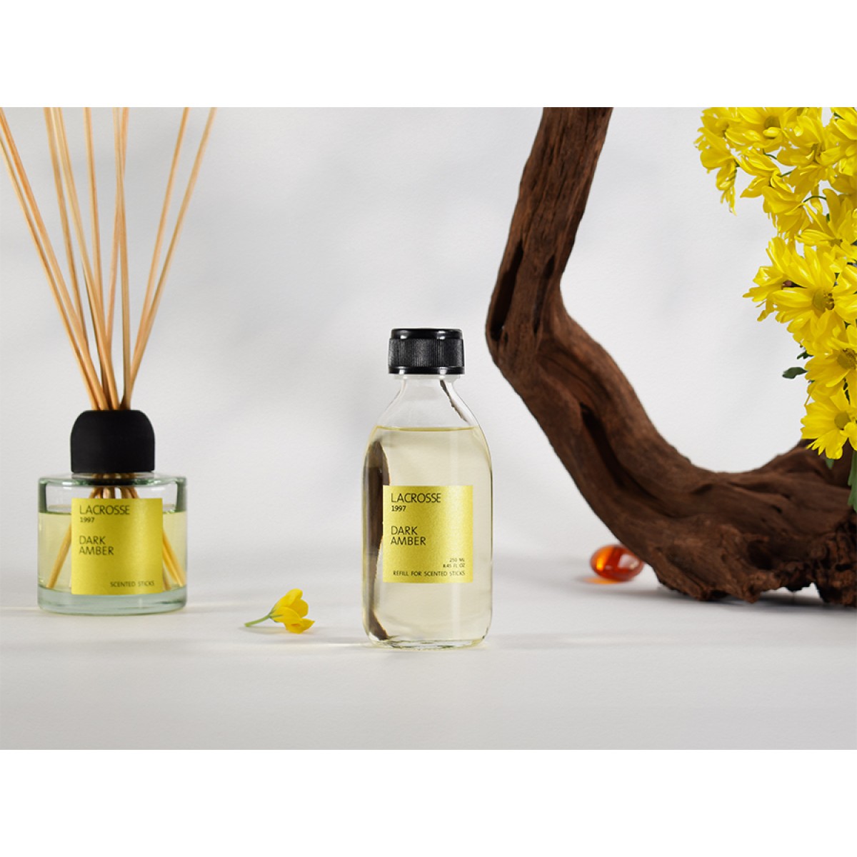 Наполнитель для диффузора lacrosse, dark amber, 250 мл