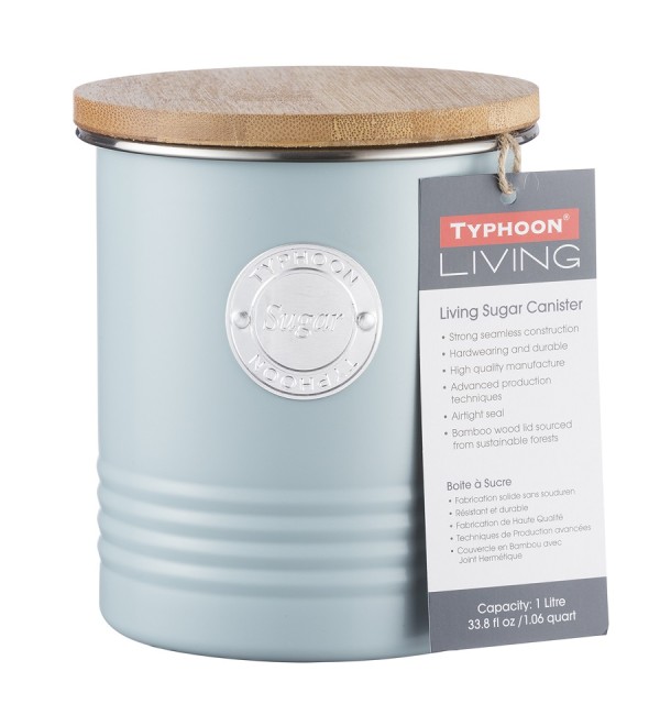 Емкость для хранения сахара living голубая 1л