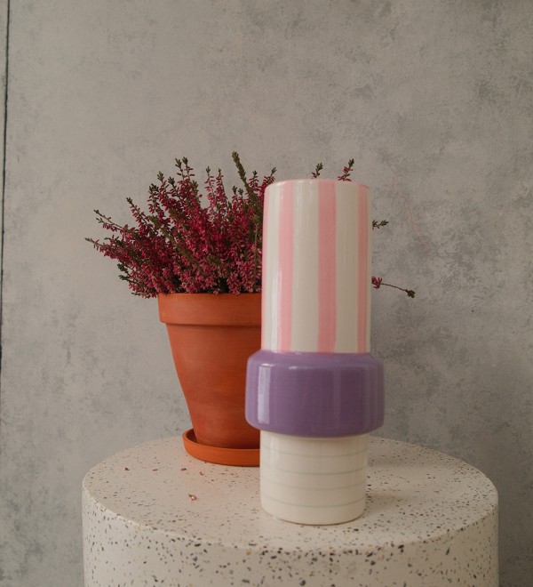 Ваза stripes parade из коллекции easter essential, 25 см