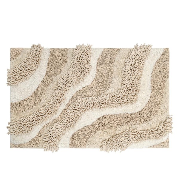 Коврик для ванной sands бежевого цвета из коллекции ethnic, 50x80 см