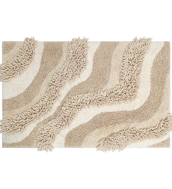 Коврик для ванной sands бежевого цвета из коллекции ethnic, 50x80 см