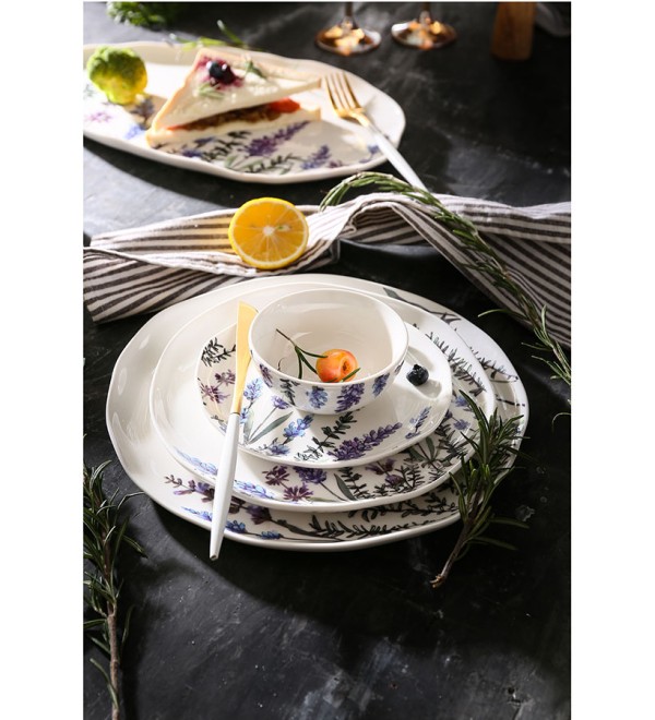 Набор тарелок floral, D26 см, 2 шт.