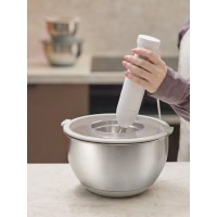 Миска стальная balance с крышкой и терками, 5 л