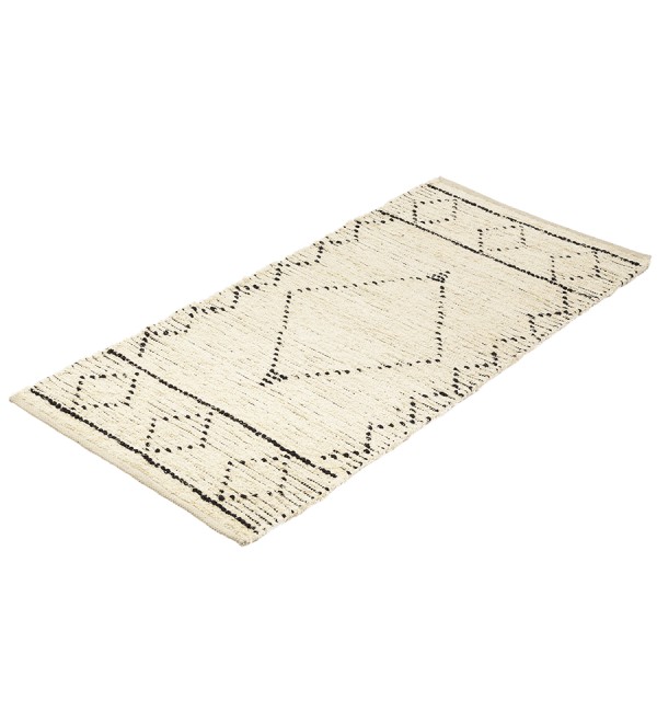 Ковер из переработанного хлопка dispur из коллекции ethnic, 70x160см