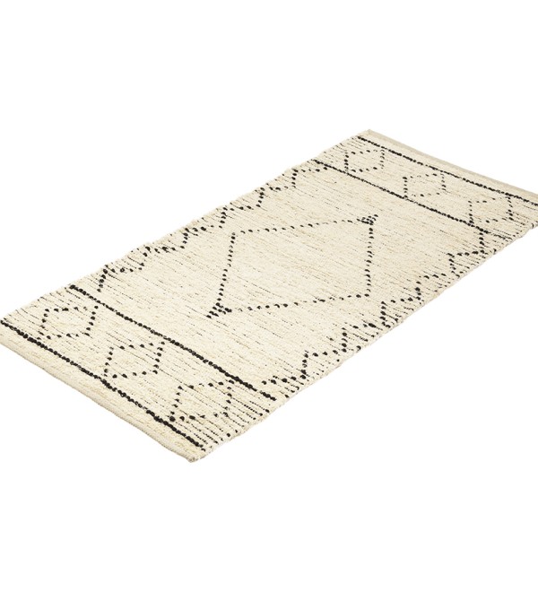 Ковер из переработанного хлопка dispur из коллекции ethnic, 70x160см