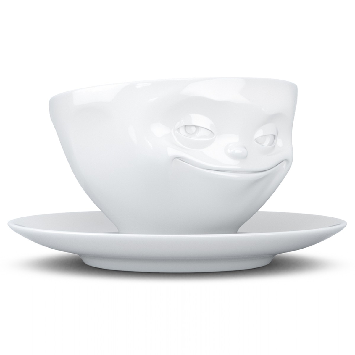 Чайная пара grinning, 200 мл, белая