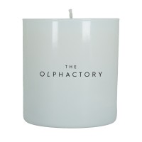 Свеча ароматическая the olphactory, white insignia, musk silhouette, 60 ч