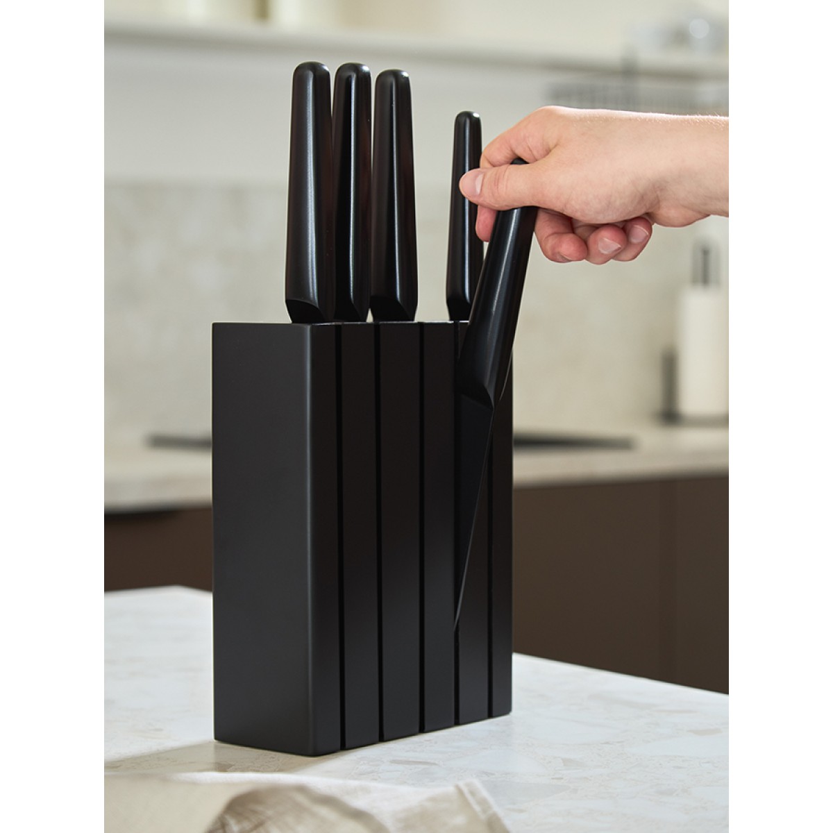 Нож Сантоку carbon, 18 см