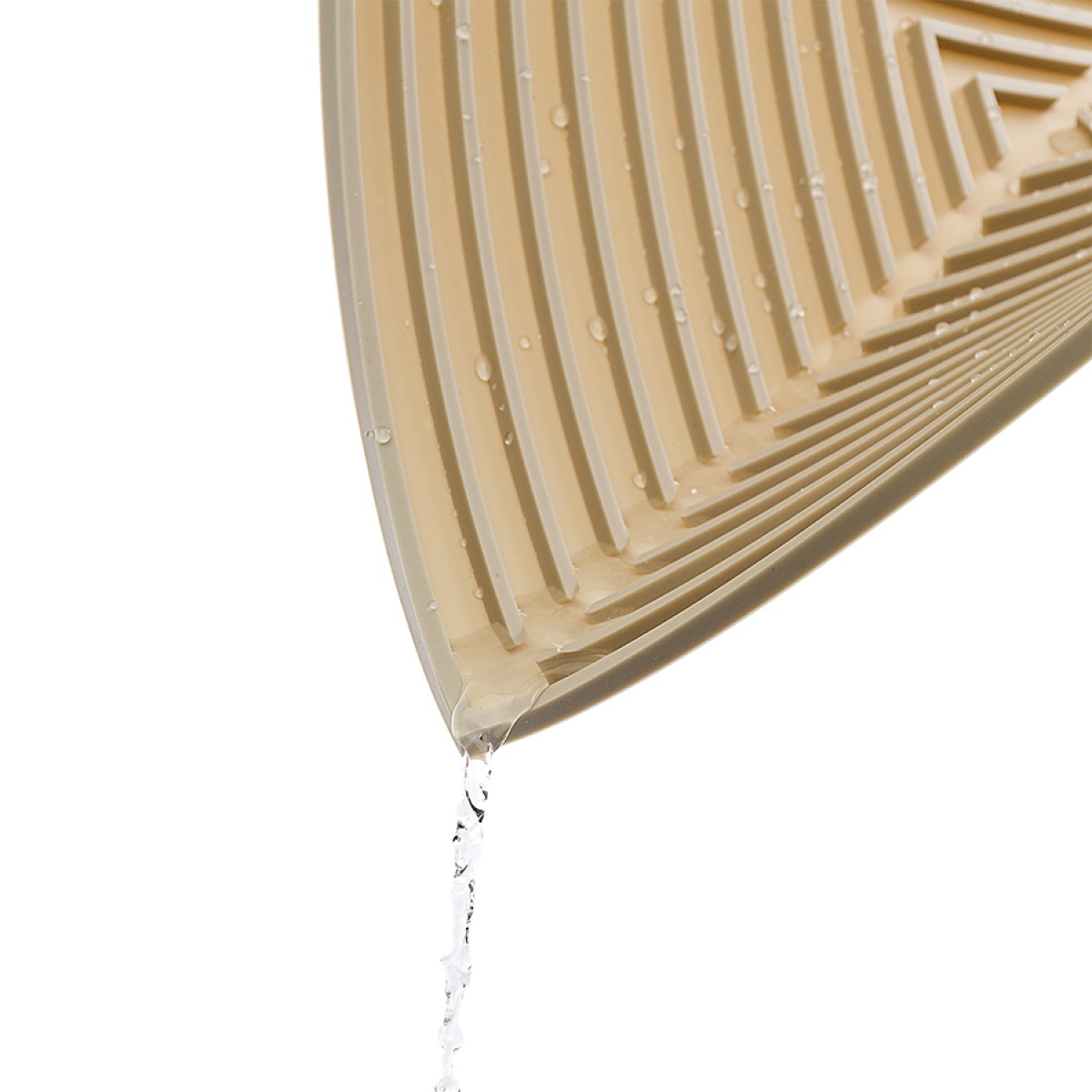 Коврик для сушки посуды dry flex, 34,6х44,6 см, бежевый